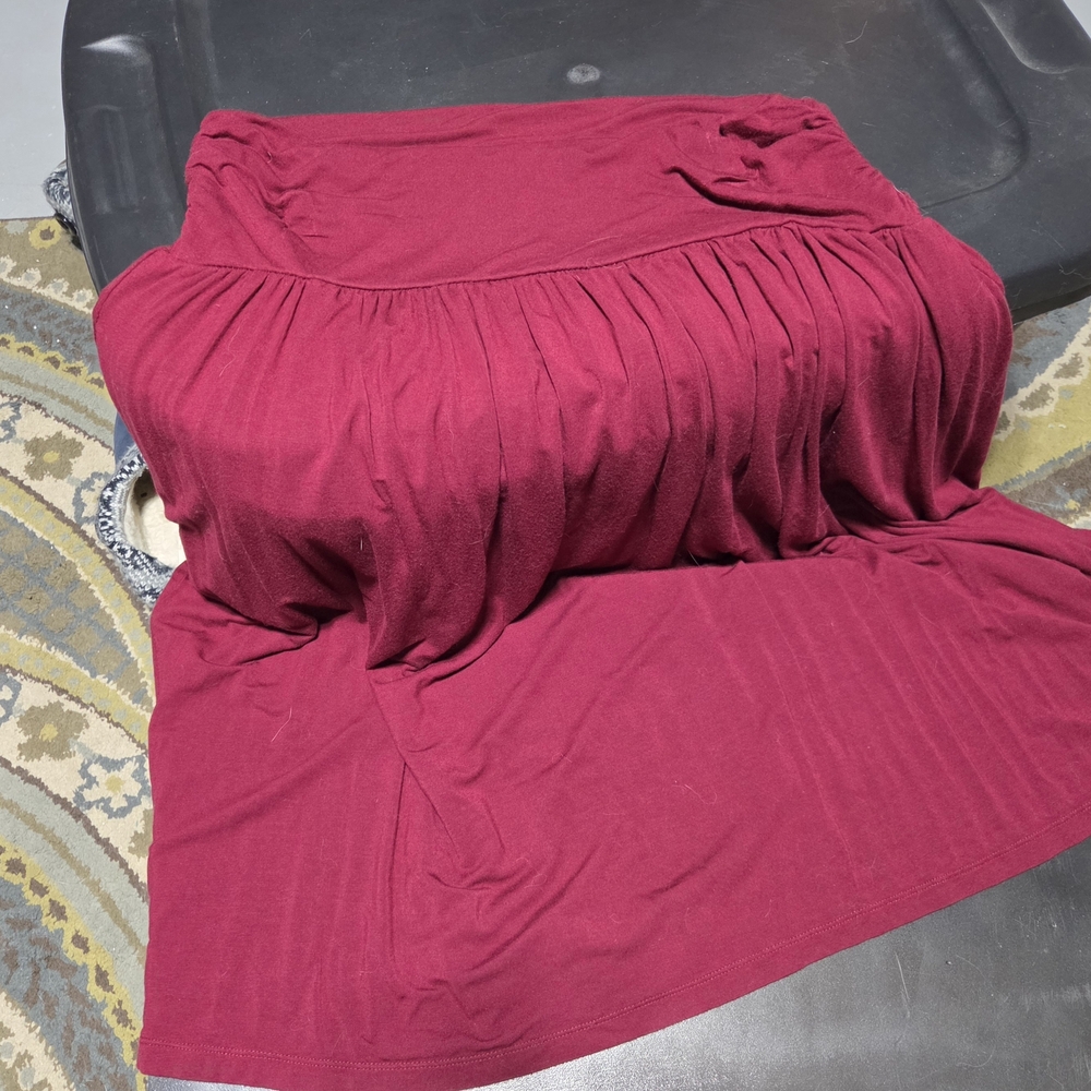 Chic Wine A-Line Women's Skirt